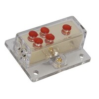 Gold Power Distribution Block - 1 in 4 out