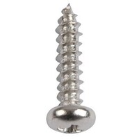 No.4 x 12mm Steel Self Tapping Screws - Pk.25