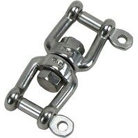 Fork Anchor Swivels - Stainless Steel - 6mm Max Breaking Strain 1200kg