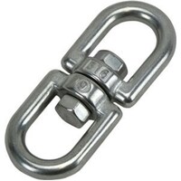 Eye Type Anchor Swivels - Stainless Steel - 10mm Max Working Load 3500kg