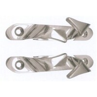 Fairleads - Cast Stainless Steel (316 Grade) - 155mm long. Sold as a Pair