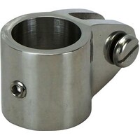 Canopy Tube Coupling Clamps - 316 S/Steel Suits 22mm Tube (With Grubscrew)