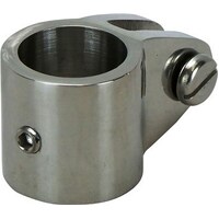 Canopy Tube Coupling Clamps - 316 S/Steel Suits 25mm Tube (With Grubscrew)