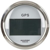 GPS Speedometer Gauge with COG 100mm White