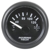 Water Temperature Gauge - 40-120?C Black