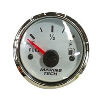 Fuel Tank Gauge 60mm White