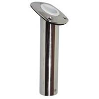 Oval Top Rod Holders - Stainless Steel Standard Angled