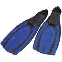 Blue Diving Fins Size M - Mens Size 6 / Womens size 8