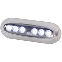 6X2W White Surface Mount Underwater LED Light 1000 Lumens