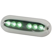 6X2W Green Surface Mount Underwater LED Light 1000 Lumens