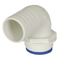 Trudesigns Polymer Plumbing Fittings - Elbow 90º 1½" BSP to 38mm Barb