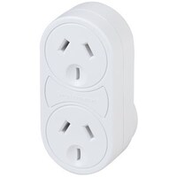 Mains Surge Protector Double Outlet MS4015