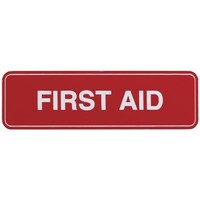 Adhesive First Aid Sign 100x30mm