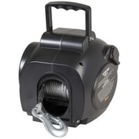 12 Volt 1.6 Tonne Trailer Winch with Steel Cable