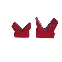 Bow Chocks - Red Base 88mm Wide