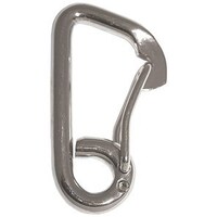 Snap Hook Forged Formed Eye - 80mm Long 8mm dia Eye SWL 550kg