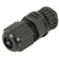 IP67 Harsh Environment Circular Sockets- 2 Pin Line Socket