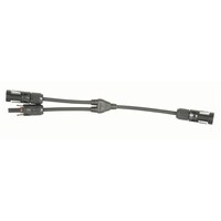 Solar Panel Y-Lead 2 Socket to 1 plug 300mm