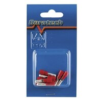 4mm Bullet Male - Red - Pk.8