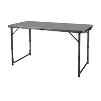 Rovin Aluminium Frame Folding Table - 1.2x0.6m RAC140Versatile medium folding table from Rovin• Lightweight aluminium frame• Bi-fold design for compac
