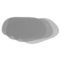 Non-Slip Placemat 4 pack Grey 450x330mm