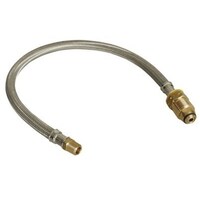 Stainless Steel Braided Hoses - For Single Bottle Kits