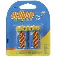 C size Alkaline Batteries Eclipse - Pk. 2