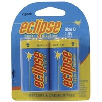 D size Alkaline - Eclipse Batteries - Pk. 2