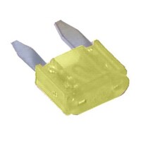 20A Yellow Mini Blade Fuse