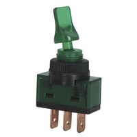 12V Illuminated Toggle GREEN