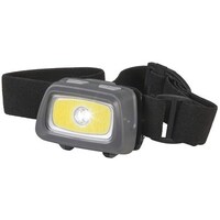 LED Head Torch with White Red and Green LEDs 3xAAA
