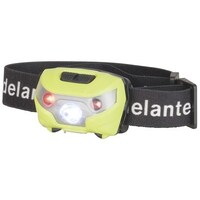 Rechargeable 180 lumen head torch including Red LEDs