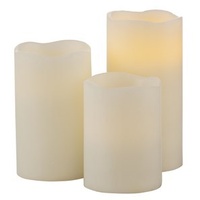 3 Piece Flameless LED Candle Set