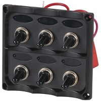 6 Gang Switch Panel with LED indicators