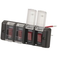 Anti-Tamper 4-Gang Switch Bank/Circuit Breaker