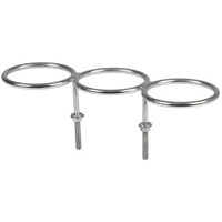 Triple Stainless Steel Drink Holder