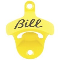 "Bill" Bottle Opener - Yellow