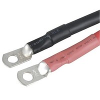 2 Gauge Tinned Battery Power Lead - Red - 750mm