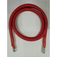 0 Gauge Tinned Battery Power Lead - Red - 1800mm