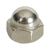 316 Two Piece Dome - Stainless Steel  - M5 	- Pack of 4