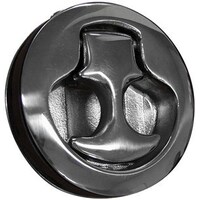 Round Style Flush Latches - Flush Key Handle Open