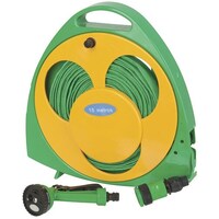 15M Flat Hose on Reel with Spray Gun