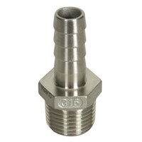 19mm 316 Stainless Connector with Tail