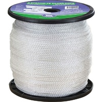 Standard Quality Polyethylene Staple (Silver Ropes) - 10mm Three Strand 100 MTR