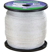 Standard Quality Polyethylene Staple (Silver Ropes) - 14mm Three Strand 1MTR