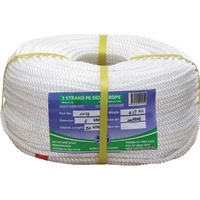Standard Quality Polyethylene Staple (Silver Ropes) - 24mm Three Strand