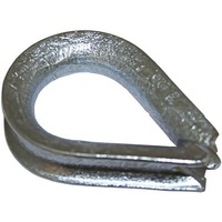 12mm Thimble - Mild Steel Hot Dip Galvanised