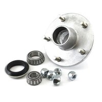 Hub Galvanised Suits Ford with Bearings, Dust Cover, Marine Seal and Nuts