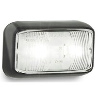 Vehicle Clearance Lights - Clear White Front Outline Marker