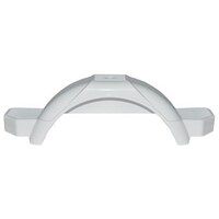 White Plastic Mudguard for 9-10" Wheel